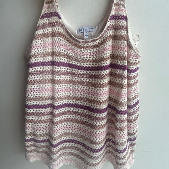 Jessica Simpson crochet tank - Picture 1 of 3
